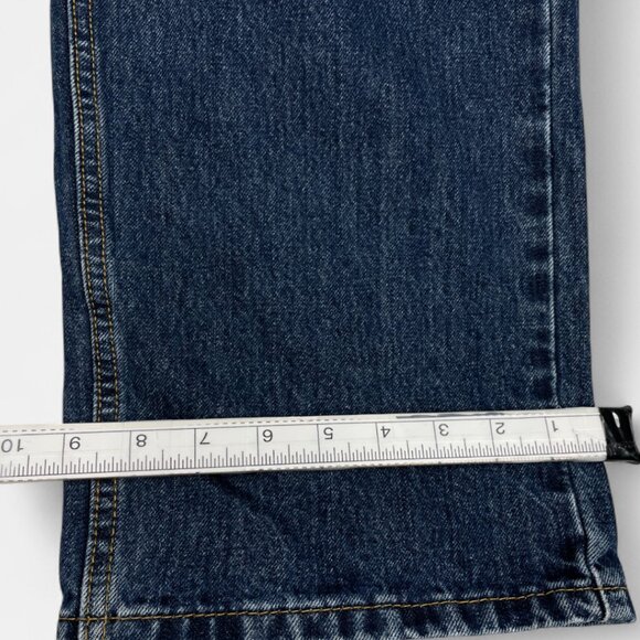 Levi's 505 Men's Straight Leg Blue Denim Jeans Mid-Rise Regular Fit 38x32 - Picture 9 of 16